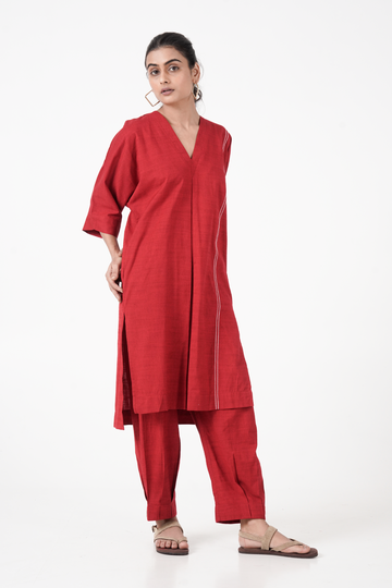 Ease Tunic- Red